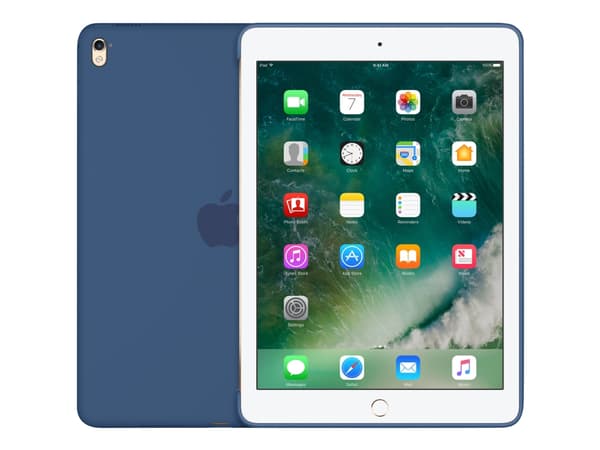 Apple - Baksidedeksel for nettbrett - silikon - Oseanblå - 9.7"