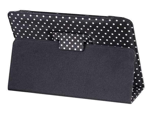 Hama "Polka Dot" - Lommebok for nettbrett - polyester - svart - 8"