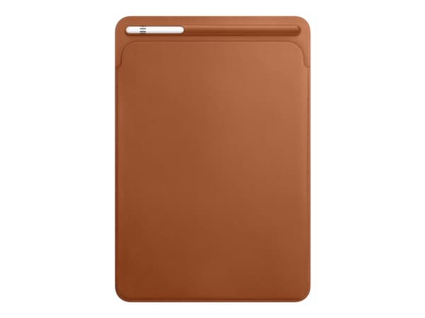 Apple - Skyddshölje för surfplatta - läder - sadelbrun - 10.5"