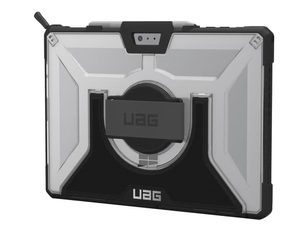 UAG Rugged Case for Surface Pro 7+/7/6/5/LTE/4 w/ Handstrap &amp; Shoulder Strap - Ice - Bagsidecover til tablet - grov - sort, is - for Microsoft Su