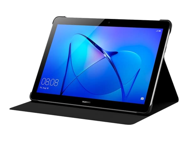 Huawei - Lommebok for nettbrett - polyuretan - svart - 10" - for MediaPad T3 10