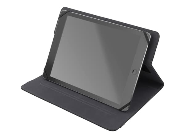 DELTACO TPF-1220 - Lommebok for nettbrett - kunstlær - svart - 10.1"