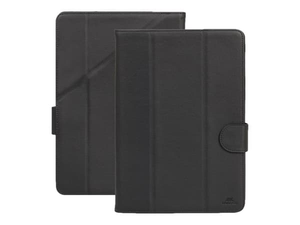 Riva Case Malpensa 3137 Universal Case - Lommebok for nettbrett - polyuretanlær - svart - 10.1"