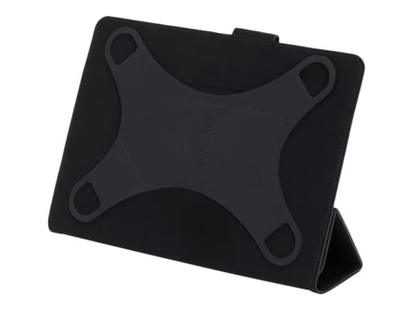 Riva Case Malpensa 3137 Universal Case - Vikbart fodral för surfplatta - polyuretanläder - svart - 10.1"