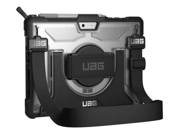 UAG Case for Microsoft Surface Go 3/Go 2/Go [10.5-inch] w/ Handstrap - Plasma Ice - Baksidedeksel for nettbrett - robust - gummi - is - for Microsoft