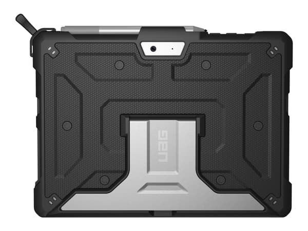 UAG Case for Microsoft Surface Go 3/Go 2/Go [10.5-inch] - Metropolis Black - Baksidedeksel for nettbrett - robust - aluminium - svart - 10.5" - for M