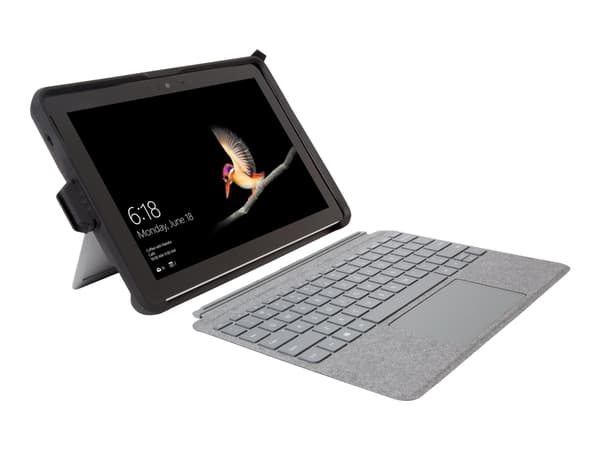 Kensington BlackBelt Rugged Case for Surface Go - Beskyttelsesboks for nettbrett - robust - silikon, termoplast-polyuretan (TPU), polykarbonat - svar