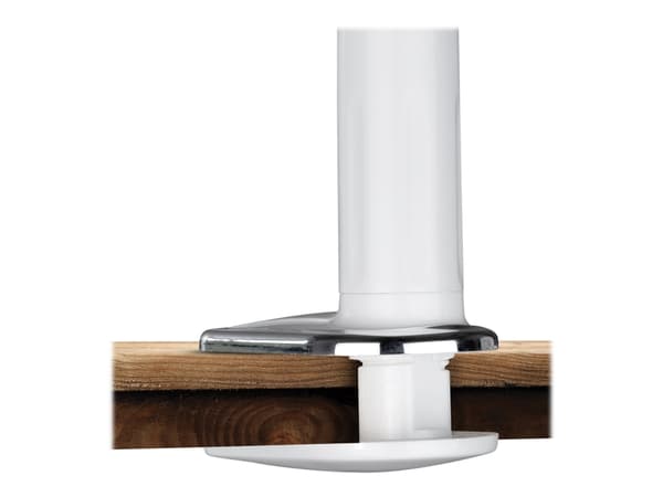 DELTACO ARM-277 - Stativ - justerbar arm - for mobiltelefon/nettbrett - hvit - skjermstørrelse: 4" - 10.6" - skrivebord