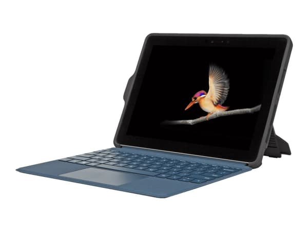 Targus - Lommebok for nettbrett - termoplast-polyuretan (TPU), herdet polykarbonat - grå - for Microsoft Surface Go, Go 2