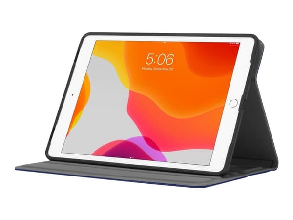 Targus VersaVu Classic - Lommebok for nettbrett - polyuretan, polykarbonat, termoplast - blå - 10.2" - 10.5" - for Apple 10.2-inch iPad (7th generati