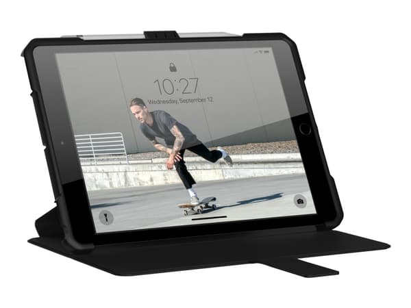 UAG Case for iPad 10.2-in (9/8/7 Gen, 2021/2020/2019) - Metropolis Black - Baksidedeksel for nettbrett - polyuretan, termoplast-polyuretan (TPU) - sv