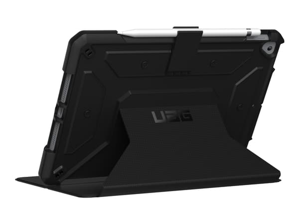 UAG Case for iPad 10.2-in (9/8/7 Gen, 2021/2020/2019) - Metropolis Black - Baksidedeksel for nettbrett - polyuretan, termoplast-polyuretan (TPU) - sv