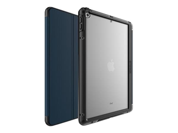 OtterBox Symmetry Series Folio - Lommebok for nettbrett - polykarbonat, syntetisk gummi - kystaften - for Apple 10.2-inch iPad (7. generasjon, 8. gen