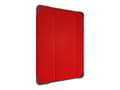 Miniatyrbilde 3 av 5: STM dux Plus Duo - Lommebok for nettbrett - robust - polykarbonat, termoplast-polyuretan (TPU) - rød - akademisk - for Apple 10.2-inch iPad (7. gener