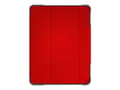 Miniatyrbilde 4 av 5: STM dux Plus Duo - Lommebok for nettbrett - robust - polykarbonat, termoplast-polyuretan (TPU) - rød - akademisk - for Apple 10.2-inch iPad (7. gener