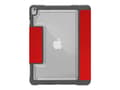 Miniatyrbilde 5 av 5: STM dux Plus Duo - Lommebok for nettbrett - robust - polykarbonat, termoplast-polyuretan (TPU) - rød - akademisk - for Apple 10.2-inch iPad (7. gener