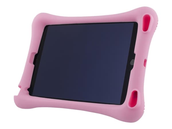 DELTACO TPF-1309 - Baksidedeksel for nettbrett - silikongummi - rosa - 10.2" - 10.5" - for Apple 10.2-inch iPad (7. generasjon); 10.5-inch iPad Air;
