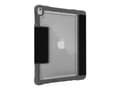 Miniatyrbild 3 av 5: STM dux Plus Duo - Flip cover för surfplatta - polykarbonat, termoplastisk polyuretan (TPU) - svart - för Apple 10,2-tums iPad (7:e generationen)