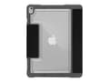 Miniatyrbild 4 av 5: STM dux Plus Duo - Flip cover för surfplatta - polykarbonat, termoplastisk polyuretan (TPU) - svart - för Apple 10,2-tums iPad (7:e generationen)