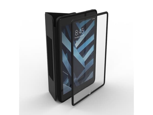 ZAGG Rugged Messenger Case - Beskyttelsesboks for nettbrett - robust - silikon - koksgrå - 10.2" - for Apple 10.2-inch iPad (7. generasjon, 8. genera