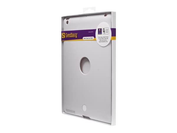 Sandberg Hard Back Case - Beskyttende deksel for nettbrett - hvit - for Apple iPad 2