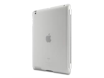 Belkin Snap Shield - Eske for nettbrett - plastikk - blank - for Apple iPad (3. generasjon) & Ipad 2