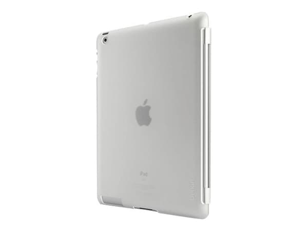 Belkin Snap Shield - Eske for nettbrett - plastikk - blank - for Apple iPad (3. generasjon) & Ipad 2
