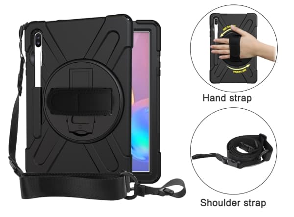 eSTUFF - Bagsidecover til tabletti - lajittelu - Samsung Galaxy Tab S6:lle