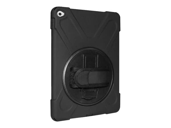 eSTUFF Defender Case - Baksidedeksel for nettbrett - svart - 9.7" - for Apple iPad Air 2
