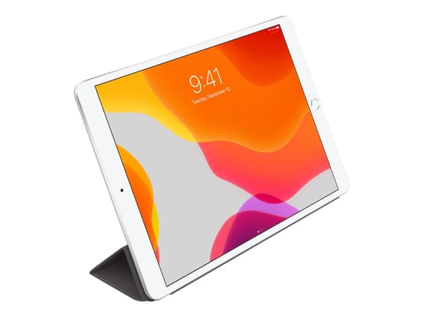 Apple Smart - Skjermdeksel for nettbrett - polyuretan - svart - for 10.2-inch iPad (7th generation, 8th generation, 9th generation); 10.5-inch iPad A