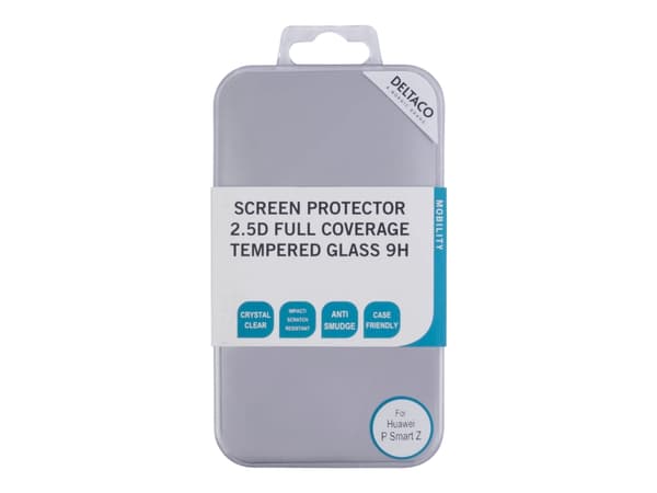 DELTACO SCRN-PSMARTZ - Skjermbeskyttelse for mobiltelefon - glass - for Huawei P Smart Z
