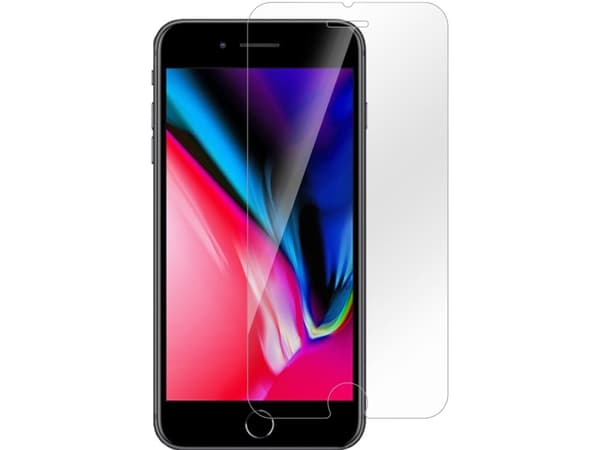 eSTUFF Titan Shield - Skjermbeskyttelse for mobiltelefon - glass - gjennomsiktig - for Apple iPhone SE (2nd generation)