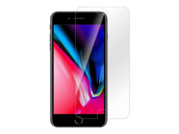 eSTUFF Titan Shield - Skjermbeskyttelse for mobiltelefon - glass - gjennomsiktig - for Apple iPhone SE (2nd generation)