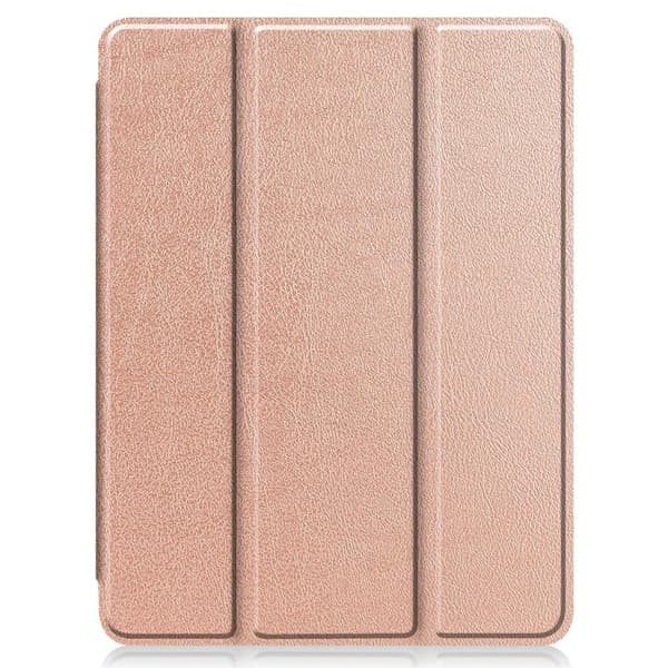 For iPad 12.9" 2020/2018 Tri-fold Stand Smart Tablet Case Cover - Gold