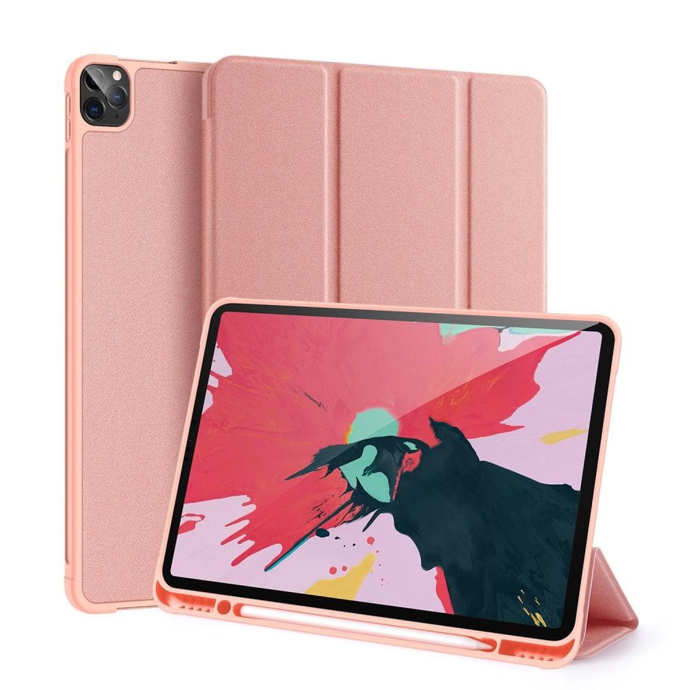 DUX DUCIS Domo Apple iPad Pro 12.9 (2020) / (2018) Tri-fold Stand Pink