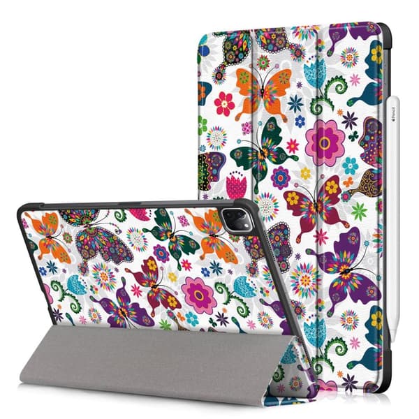 Tri-fold Case for iPad Pro 11 (2020) / (2018) - Butterflies and Flowers