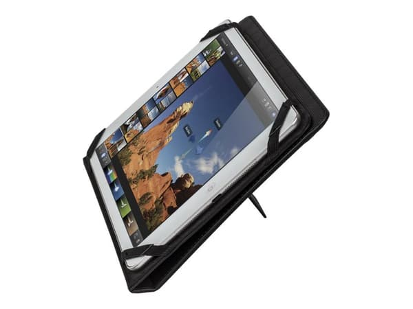 Riva Case Gatwick 3217 Universal - Tabletin kääntyvä suojus - korkealaatuinen PU - musta - 10.1"