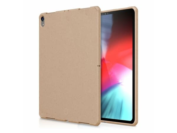 ITSKINS FERONIABIO // TERRA - Baksidedeksel for nettbrett - biodegraderbart materiale - naturlig - 11" - for Apple 11-inch iPad Pro (1. generasjon, 2