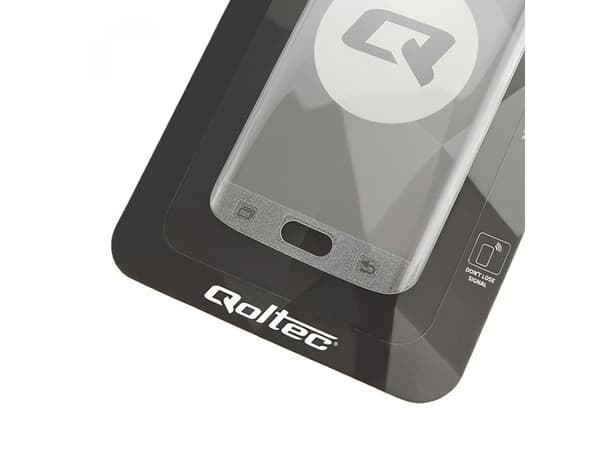 Qoltec Premium Full Cover - Skärmskydd för mobiltelefon - glas - för Samsung Galaxy S6 edge