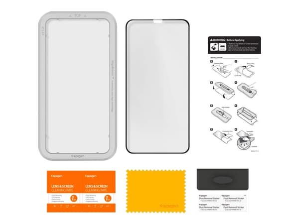 Spigen GLAS.tR AlignMaster - Skärmskydd för mobiltelefon - glas - ramfärg svart - för Apple iPhone 11 Pro Max