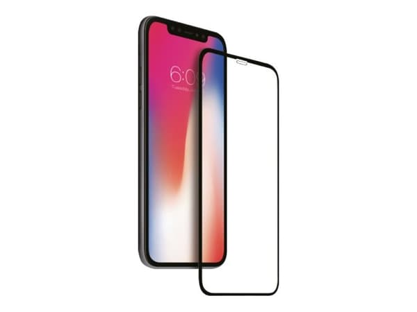 Nevox NEVOGLASS 3D - Skjermbeskyttelse for mobiltelefon - 2.5D - glass - rammefarge svart - for Apple iPhone 7, 8, SE (2nd generation)