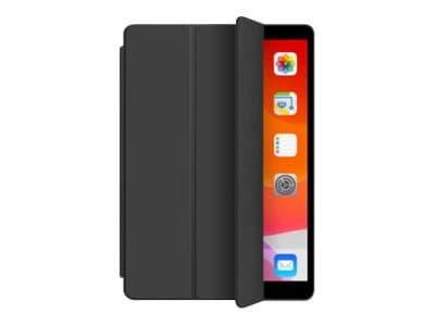 eSTUFF - Skärmskydd för surfplatta - polyuretanläder, termoplastisk polyuretan (TPU) - oliv - 9.7" - för Apple iPad (3:e generationen); iPad 2; iPad