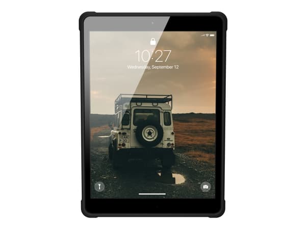 UAG Case for iPad 10.2-in (9/8/7 Gen, 2021/2020/2019) - Metropolis w/HS Black - Baksidesskydd för surfplatta - svart - 10.2" - för Apple 10.2-inch iP