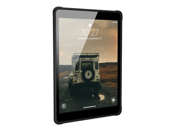 UAG Case for iPad 10.2-in (9/8/7 Gen, 2021/2020/2019) - Metropolis w/HS Black - Baksidesskydd för surfplatta - svart - 10.2" - för Apple 10.2-inch iP
