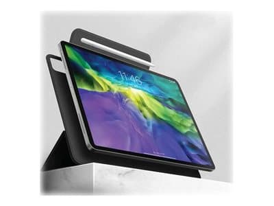 eSTUFF Magnet case - Skjermdeksel for nettbrett - termoplast-polyuretan (TPU) - svart - 11" - for Apple 11-inch iPad Pro (2. generasjon)