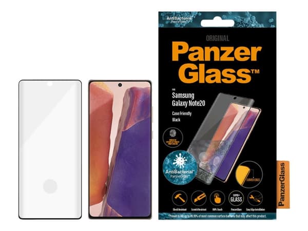PanzerGlass™ | Koteloystävällinen - Skærmbeskytter matkapuhelimeen - Reunasta reunaan sopiva - Rammefarve lajittelu | Samsung Galaxy Note20/Note20 5G