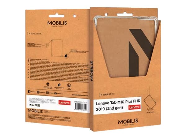 Mobilis R-Series - Baksidedeksel for nettbrett - gjennomsiktig - for Lenovo Tab M10 FHD Plus (2nd Gen)