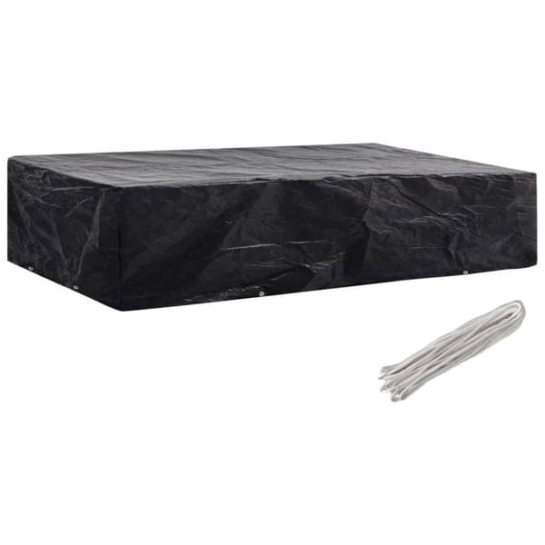 vidaXL Solsengtrekk for hage 2 stk 8 maljer 218x77x55 cm