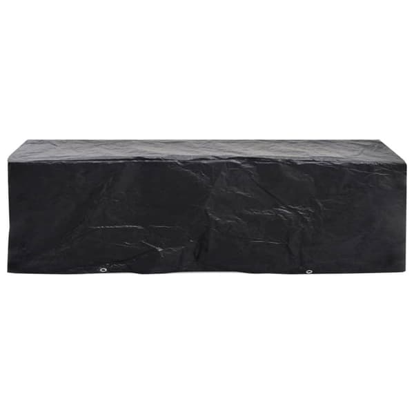 vidaXL Solsengtrekk for hage 2 stk 8 maljer 218x77x55 cm