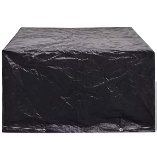 vidaXL Hagemøbeltrekk 2stk 6 personer polyrotting 8 maljer 172x113cm